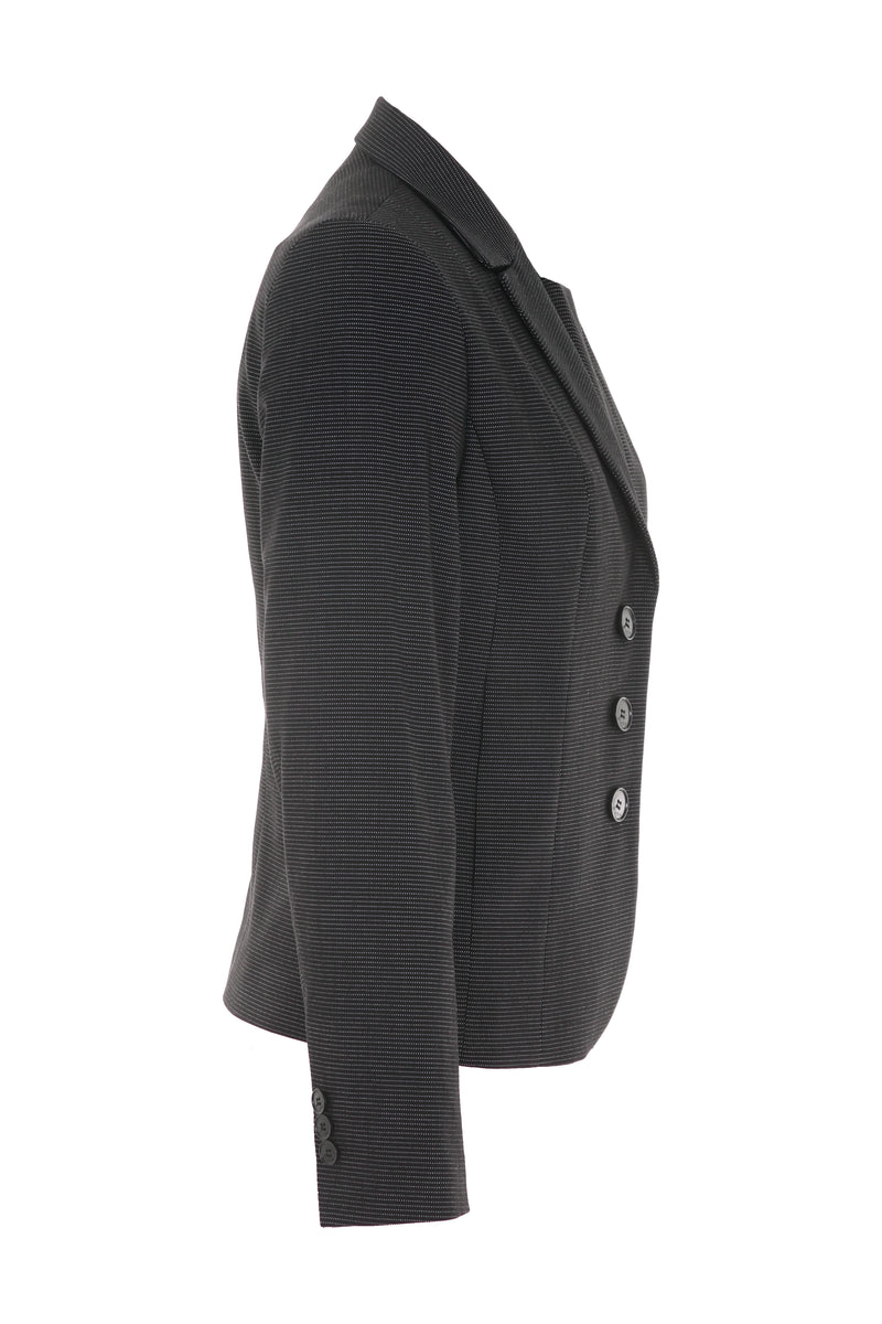 Busy Clothing Womens Black High Neck Coat