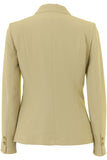 Busy Clothing Beige Suit Jacket Long Sleeves