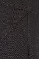 Busy Clothing Womens Sparkle Black Long Flared Skirt Fabric Detail