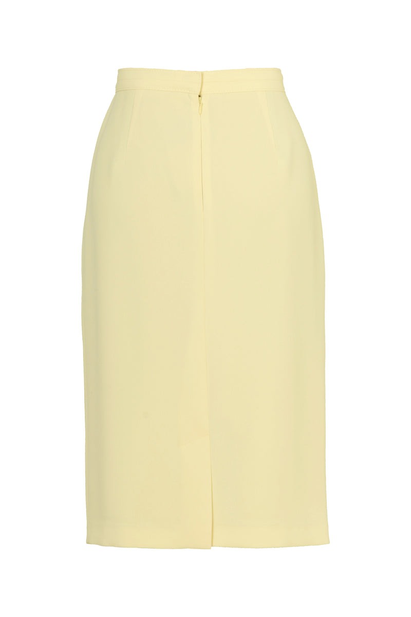 Long pencil 2025 skirt yellow