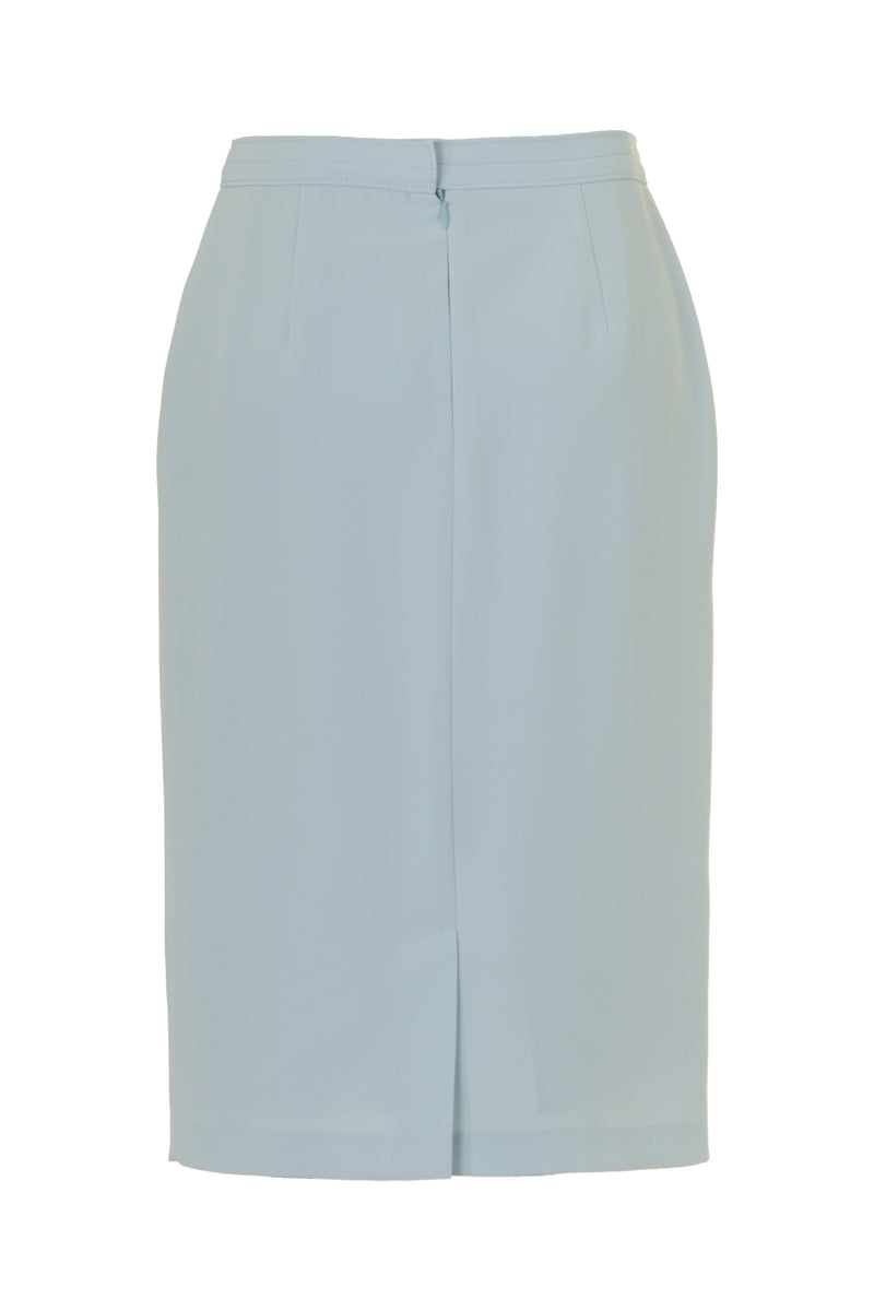 Busy Clothing Womens Light Blue Pencil Skirt