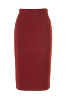 Busy Clothing Womens Sparkle Red Pencil Skirt