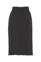 Busy Clothing Womens Black Stripe Pencil Skirt