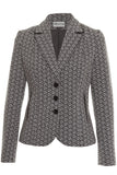 Busy Grey and Black Textured Jacket