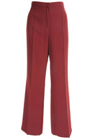 Busy Red Trousers Front Side