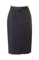 Busy Clothing Womens Fine Knitted Black Pencil Skirt