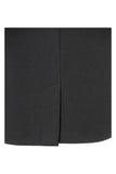 Busy Clothing Womens Fine Knitted Black Pencil Skirt
