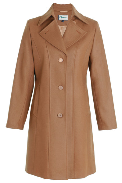 Dark camel coat women's deals