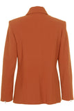 Busy Womens Terracotta Orange Jacket Blazer