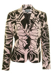 Busy Clothing Women Pink and Black Summer Flowers Jacket