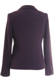 Busy Clothing Womens Honeycomb Plum Suit Jacket Blazer