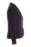 Busy Clothing Womens Honeycomb Plum Suit Jacket Blazer