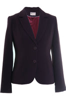 Busy Clothing Womens Honeycomb Plum Suit Jacket Blazer