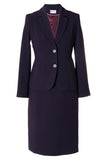 Busy Clothing Womens Honeycomb Plum Suit Jacket Blazer