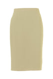 Busy Clothing Womens Beige Pencil Skirt