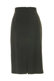 Busy Clothing Womens Sparkle Black Pencil Skirt Back View