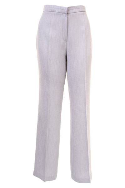 Busy Clothing Womens Light Grey Trousers 29" & 31" Linen Look