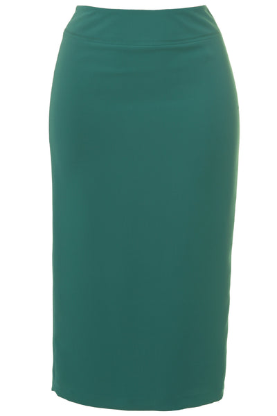 Busy Clothing Womens Jade Green Long Skirt