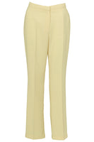 Busy Clothing Womens Smart Lemon Yellow Trousers