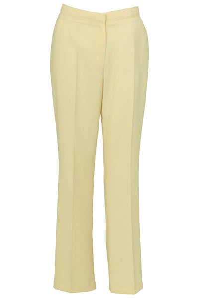 Busy Clothing Womens Smart Lemon Yellow Trousers
