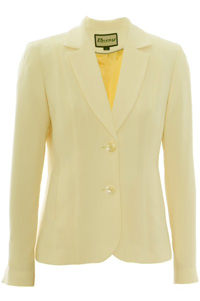 Busy Clothing lemon yellow suit jacket 