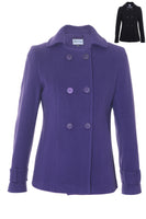 Busy Clothing Womens Wool Blend Jacket Coat
