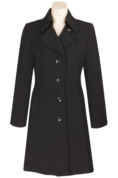 Busy Clothing Womens Black 3/4 Trench Coat Mac