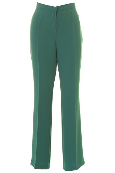 Busy Clothing Womens Smart Jade Green Trousers