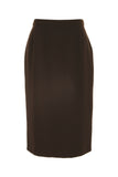 Busy Clothing Womens Brown Pencil Skirt