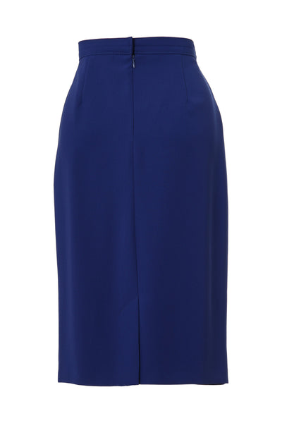 Busy Clothing Womens Dark Blue Pencil Skirt - Main Image