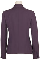 Busy Clothing Dark Purple Suit Jacket Back View