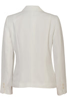 Busy Clothing Womens Light Cream / Off White Suit Jacket