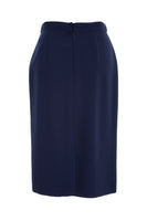 Busy Clothing Womens Navy Pencil Skirt