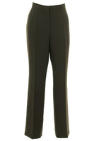 Busy Clothing Womens Smart Olive Green Trousers