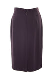 Busy Clothing Womens Dark Purple Pencil Skirt