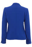 Busy Clothing Womens Royal Blue Suit Jacket Back View