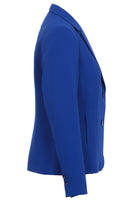 Busy Clothing Womens Royal Blue Suit Jacket Side View