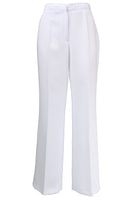 Busy Clothing Womens Smart White Trousers