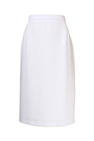 Busy Clothing Womens White Pencil Skirt
